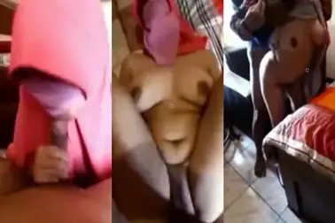 Kamar MissHijabHyper Jilbab Pink Batik Ngentot