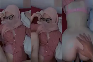 Viral Twitter Hijab Pink Kacamata Ngesex